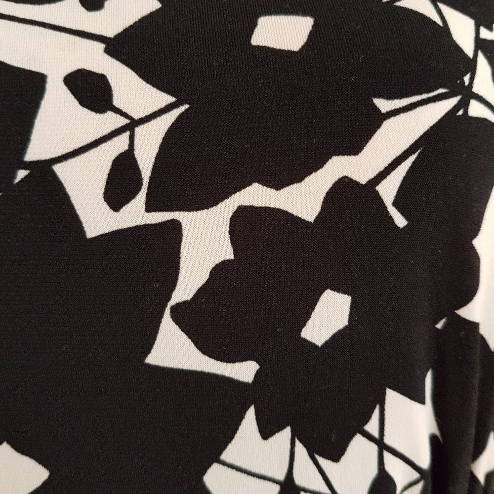 Apt. 9 Stretch Dress Relaxed Fit Black size M - Picture 7 of 7